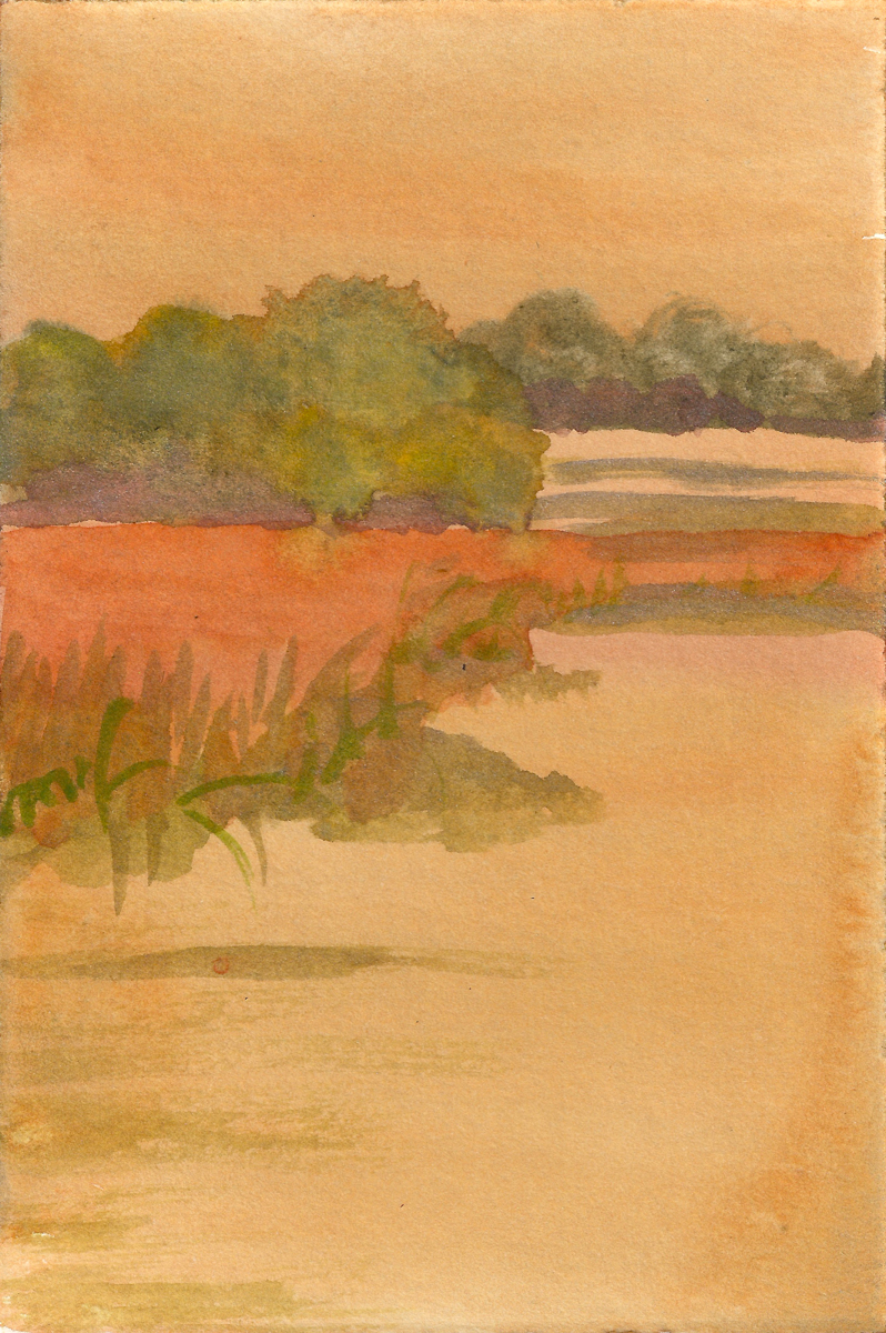 Ellis Creek 2, watercolor on paper